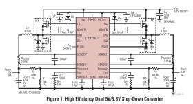 Dual, 550kHz, 2-Phase Synchronous Regulator