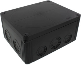 Cable junction box, no. of entries: 4, 16 mm², black, IP66/IP67, 10110739