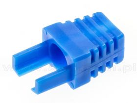 Osłonka wtyku RJ-45 (8p8c), niebieska, wewnętrzna