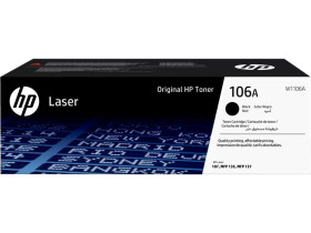 Toner, Czarny, do drukarki Hewlett Packard, model: HP LaserJet M207-M212, M209, M232-M237, M234, wkład: W1106A