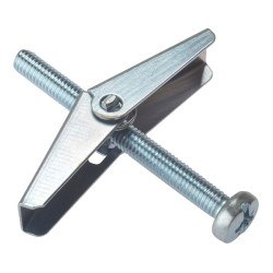 ForgeFix 10TOG575 Plasterboard Spring Toggle M5 x 75mm Bag 10