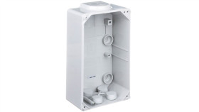 P17 Tempra Puszka Natynkowa Podwójna 220X125mm Biała 057710