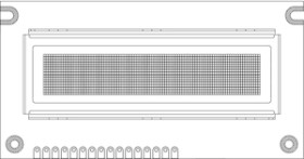 OLED-100H016E-LPP5N00000 100 x 16 Graphic OLED