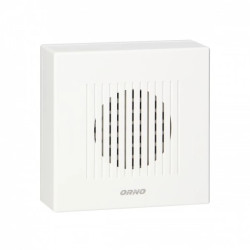 Dzwonek elektroniczny jednotonowy RINGIL MINI AC, 230V, biały OR-DP-MR-160/W