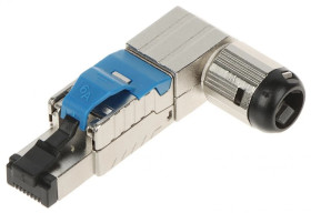 Wtyk teleinformatyczny kątowy ekranowany RJ45 UTP/FTP kat.6A RJ45/FTP6A-HAND-KAT