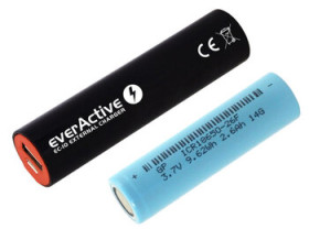 Power Bank: GP li-ion 18650 2600 mAh + ładowarka everActive EC-10