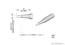 Grot C105108 do rączek JBC NT105 i NP105