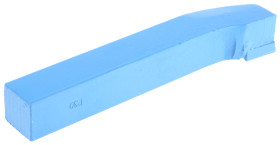 Nóż tokarski obrotowy, 5°, 140 mm, Lutowana końcówka z węglika, P30