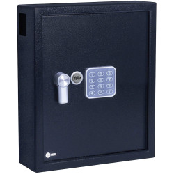 YALE YKB/365/DB1 Key Safe Box: Secure 48 Key Sets with PIN &amp; Auto Lock