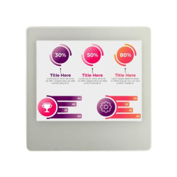 Wyświetlacz LCD TFT 3.5cal IPS TFT 640 X 480pikseli USB I/F Tak Midas