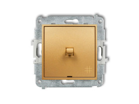 MINI Wyłącznik krzyżowy w stylu amerykańskim złoty 29MWPUS-6 KARLIK