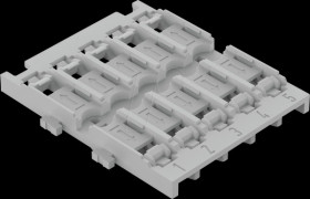 221-2535 Mounting adapter with 5-fold locking foot