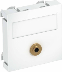 Obsługa multimediów 45 x 45 mm malowane alu OBO Bettermann, 6104952, aluminiowy, (S x W x G) 45 x 45 x 9 mm