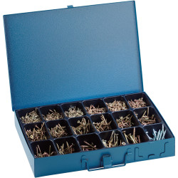 Affix Multi-Purpose Screw Assortment In Steel Case - 2110 Piece