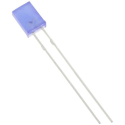 TRU COMPONENTS 1577445 LED wired Blue Rectangular 2x5mm 500mcd 120&#xB0; 20mA