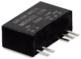 MW Mean Well MDD02M-15N Przetwornica DC/DC, do PCB -15 V 0.067 A 2 W Ilość wyjść: 2 x Content 1 szt.