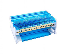 Blok rozdzielczy na szynę TH35 lub do pow. Płaskich 125A 4x15 FJ-415/125BE 90245