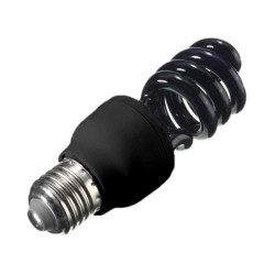 Świetlówka UV E27 15W 240V 850lm energooszczędna czarna