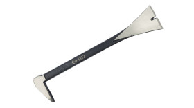 Łom płaski, dł.: 254 mm, śr.: 46mm, szczypce: Tak, Stal węglowa