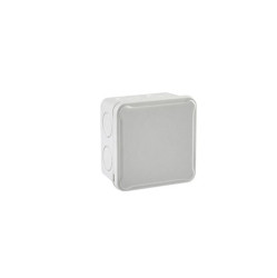 IP54 Puszka hermetyczna LIGHT 89x89x52 pokrywa pełna, z osłabieniami (7xM25)