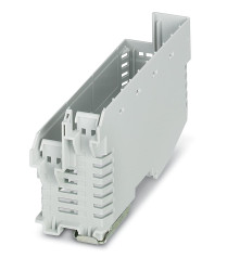 Obudowa urządzeń elektronicznych 37.89mm Dolna część obudowy z metalowym zatrzaskiem 37.89 x 120.6 x 64.3mm materiał: