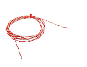 Termopara z odsłoniętym złączem K średnica 7/0.2mm długość 2m -75°C do +250°C Końcówka z gołym kablem RS PRO