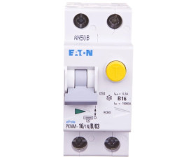Wyłącznik różnicowo-nadprądowy 2P 16A C 0,3A typ AC PKNM 16/1N/B/03-MW 236202