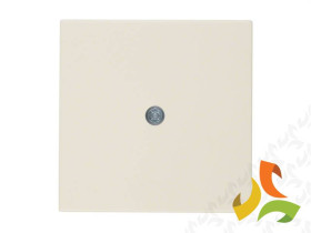 B.Kwadrat/S.1 Płytka czołowa do przyłączy kablowych krem połysk 10198982 HAGER