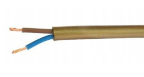 Przewód mieszkaniowy H03VV-F (OMY) 2x0,5 złoty /100m/
