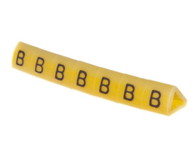 Oznacznik przewodów OZ-1/B żółty E04ZP-01020202300 /100szt./