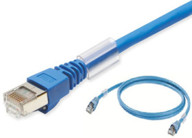 Kabel Ethernet Cat6a długość 7.5m Z zakończeniem Omron LSZH l. żył: 8