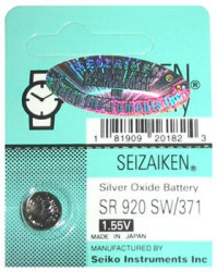 bateria srebrowa mini Seizaiken NR 371 / SR920SW