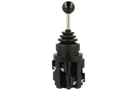Przełącznik; joystick; YM-22/4F; 2x(ON)-OFF-2x(ON); 5 pozycji; monostabilny; na panel; śrubowe; 10A; 250V AC; 4 tory; 30mm; 60mm