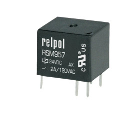 Przekaźnik subminiaturowy 1P 2A/24VDC 9V DC, cewka czuła IP64 RSM957-0111-85-S009 2611738