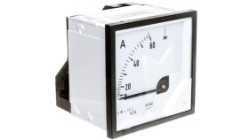 Amperomierz Analogowy Tablicowy 60/360A Do Przekładnika 60/5 72X72mm Ip50 C3...