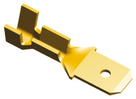 Konektor płaski Męski 4.75 x 0.51mm długość 17.15mm Izolacja: Nieizolowane