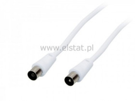 Kabel TV Antena WT GN 2,0m biały