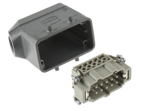 Wzmocnione złącze zasilania 10-pinowe HARTING 16A 500 V Męski M20