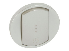 CELIANE Plakietka wyłącznika czasowy tytanowa 068337 LEGRAND