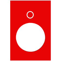 legend - 30 x 40 mm - red - 0