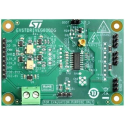 EVSTDRIVEG600DG Demonstration board for STDRIVEG600 600V high-speed half-bridge gate driver with 150 mΩ, 650V e-mode GaN HEMT