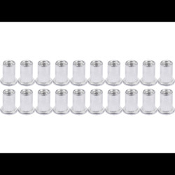 Nitonakrętki aluminowe M4, 20SZT - YT-36452