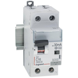 Legrand 411061 DX3 RCBO 16A 230V AC Type A C Curve 6kA ICN Top Hat Rail
