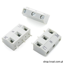 ARK-3 Snap Connector 3 Pin PCB to Wire SIL3 TYCO