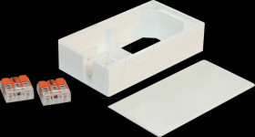 SP3D0020 Housing for Shelly 1L / Dimmer2 / RGBW2, incl. 2x WAGO