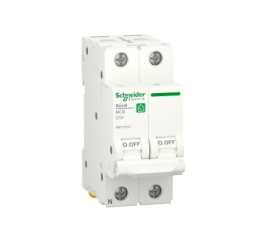 Wyłącznik nadprądowy MCB, Typ C, 1-biegunowy, 10A, na szynę DIN, Schneider Electric R9F37610, R9F