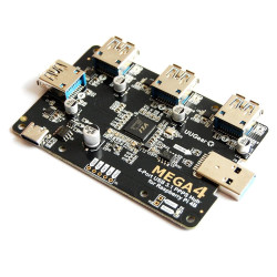 MEGA4 - 4-Port USB 3.1 PPPS Hub for Raspberry Pi 4