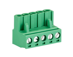 Wtykowy blok zaciskowy 5 -pinowe raster 5mm Wciskane Żeński Phoenix Contact