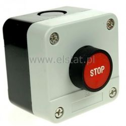 Kaseta z przyciskiem czerwonym NC STOP