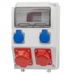 Rozdz 9xS Gn.32/5 16/5 230Vx2 IP44 F-ELE F3.0245